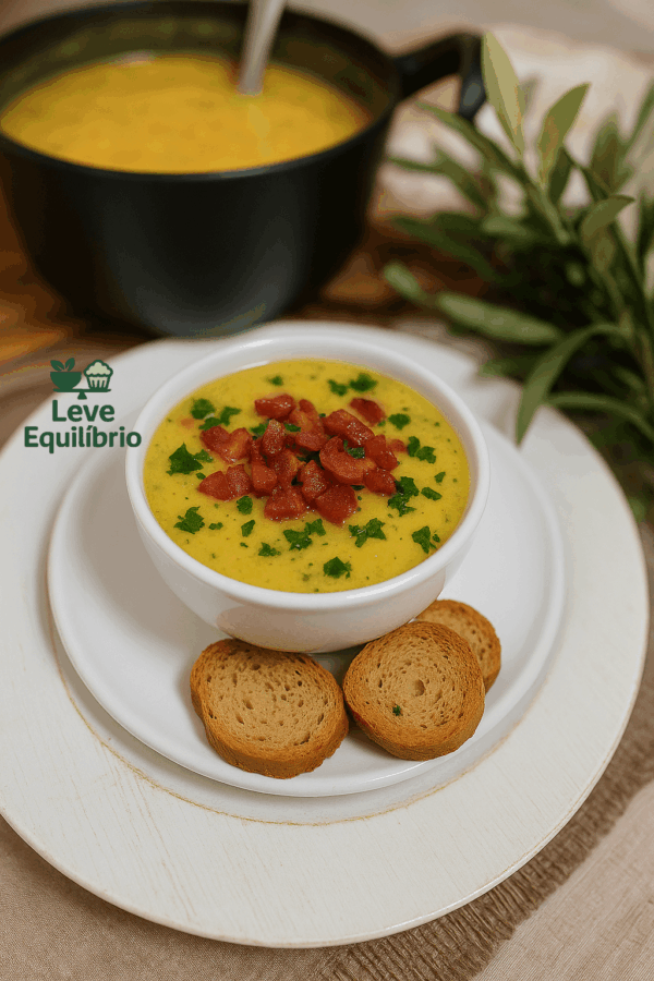 2 Sopas Caldo de Mandioca com Calabresa e Bacon +Brinde