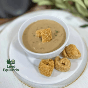 Sopa Caldo de Feijão Branco com Calabresa e Bacon +Brinde